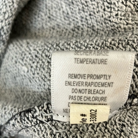 Bobi women’s medium size heather/ charcoal Gray sweatshirt 3/4 sleeve  Sweater - Picture 11 of 16